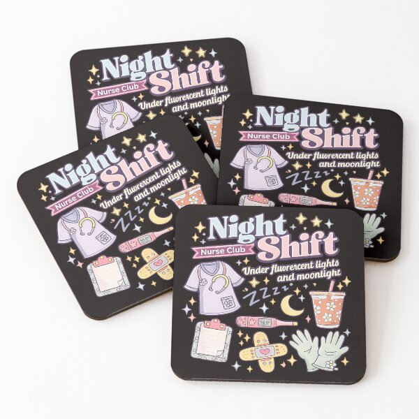 Item preview, Night Shift Nurse Club Cute Pastel designed and sold by colorsartss.