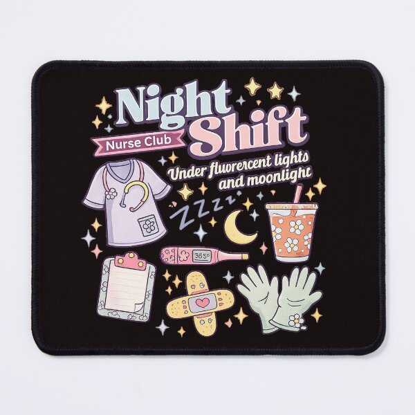 Item preview, Night Shift Nurse Club Cute Pastel designed and sold by colorsartss.