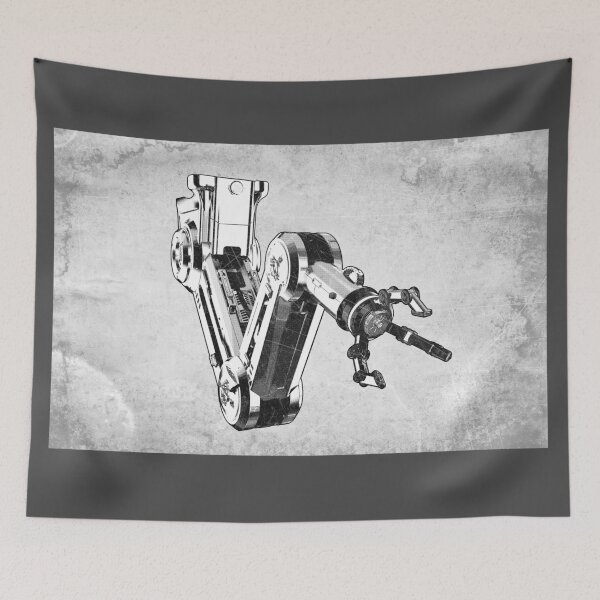Item preview, Industrial Robotic Arm Dark Sci-Fi Machine Art designed and sold by Ghoul Enterprises.