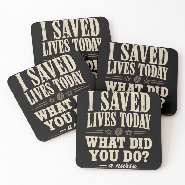 Item preview, I Saved Lives Today What Did You Do Funny Nurse Shirt — Vintage Retro RN ICU ER Gift designed and sold by Notecrea.
