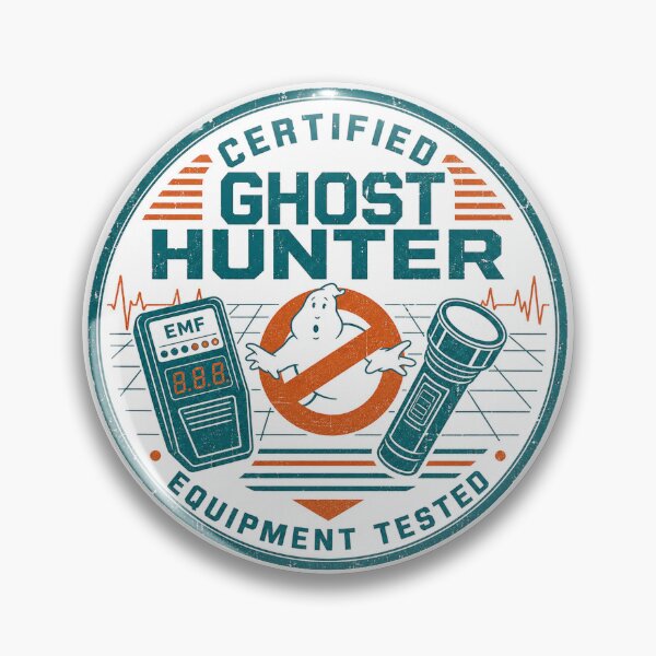 Item preview, Certified Ghost Hunter Equipment Tested Paranormal Investigator Badge designed and sold by Amnesia-Proto.