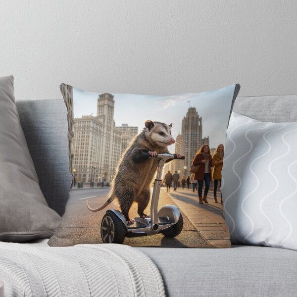 Item preview, Opossum Tools Around Chicago on a Segway designed and sold by Tridentulus.