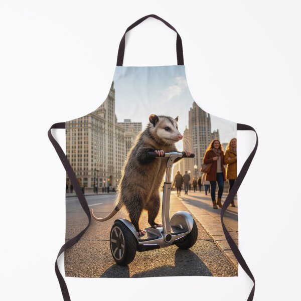 Item preview, Opossum Tools Around Chicago on a Segway designed and sold by Tridentulus.