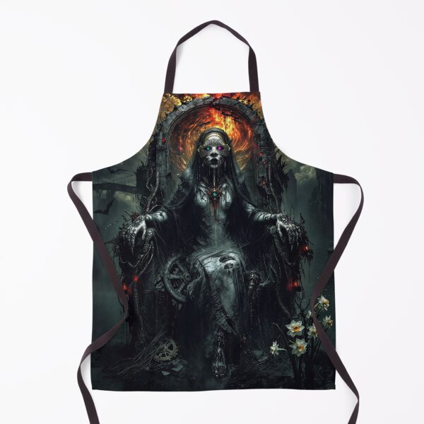 Item preview, The Dark Queen: Cybernetic Monarch on Thorned Throne designed and sold by Insomnia Art Designs.