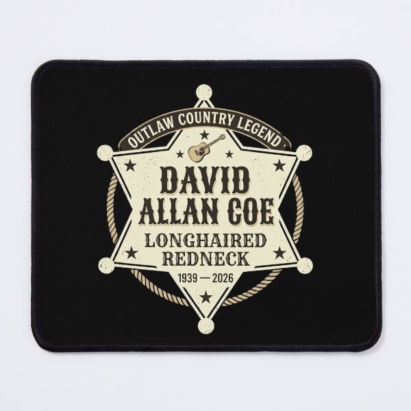 Item preview, David Allan Coe Outlaw Country Legend 1939 2026 designed and sold by ShopVelona.
