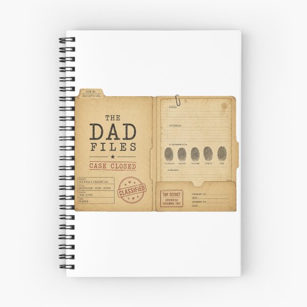 Item preview, The Dad Files Case Closed Vintage Detective Father's Day Gift designed and sold by Amnesia-Proto.