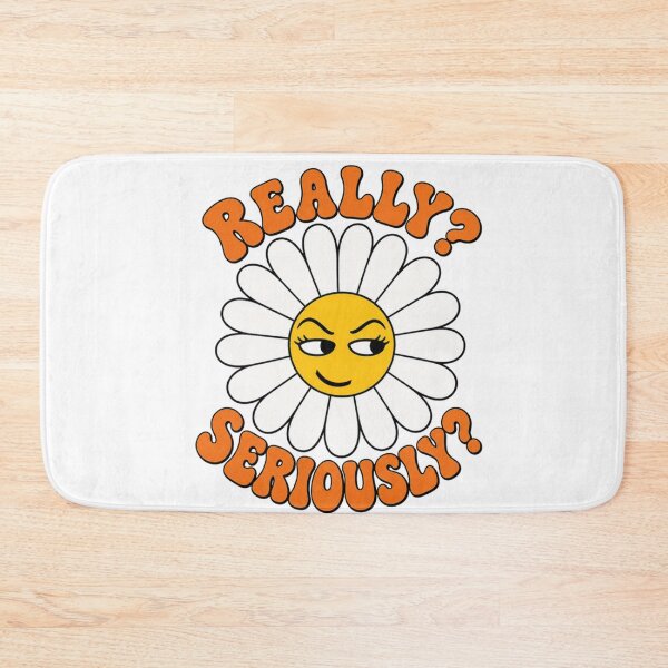 Item preview, Really Seriously Side Eye Emoji Daisy - Funny Retro Flower Aesthetic designed and sold by Horizon Prime.