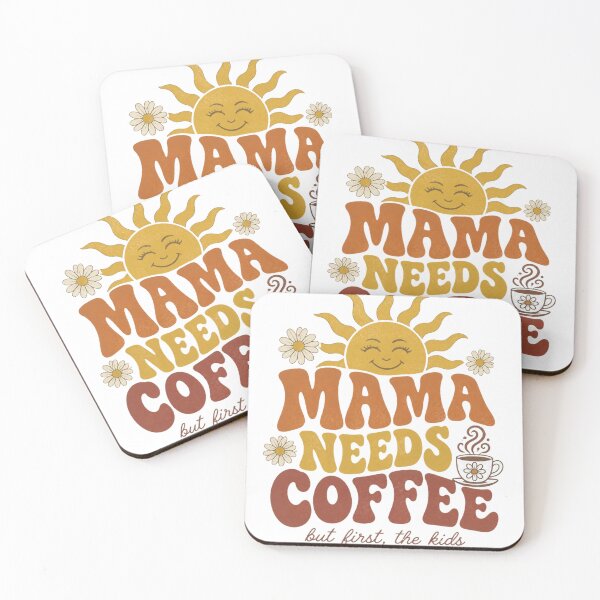 Item preview, Mama Needs Coffee Retro Groovy Mom Shirt — Funny Mother's Day Gift Vintage 70s Mom Tee designed and sold by Notecrea.