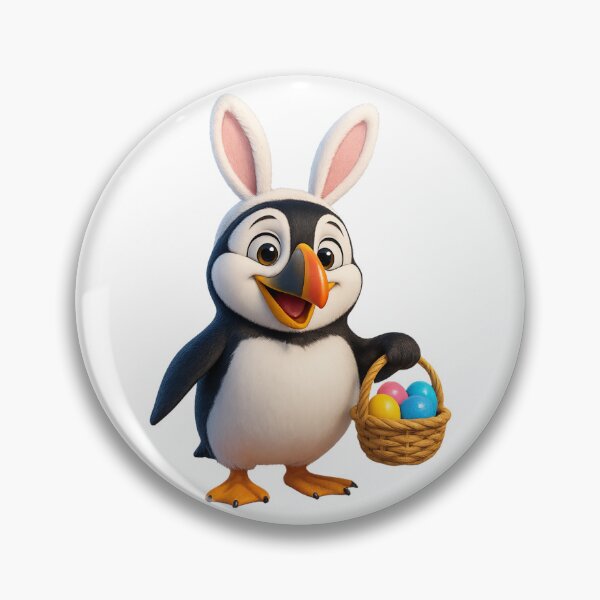 Item preview, Easter Horned Puffin designed and sold by Sillytoe.