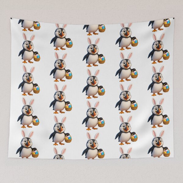 Item preview, Easter Horned Puffin designed and sold by Sillytoe.