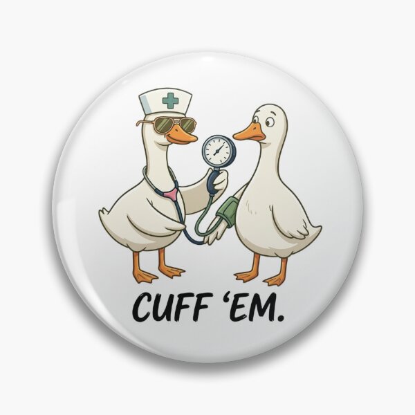 Item preview, Cool Nurse Duck Checking Blood Pressure designed and sold by colorsartss.