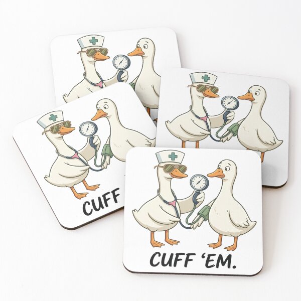 Item preview, Cool Nurse Duck Checking Blood Pressure designed and sold by colorsartss.
