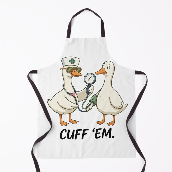 Item preview, Cool Nurse Duck Checking Blood Pressure designed and sold by colorsartss.