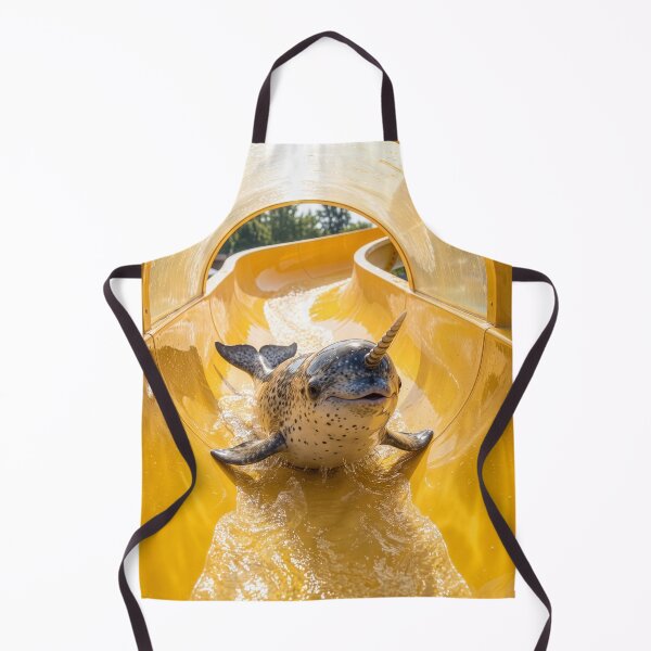 Item preview, Baby Narwhal Loves the Water Slide designed and sold by Tridentulus.