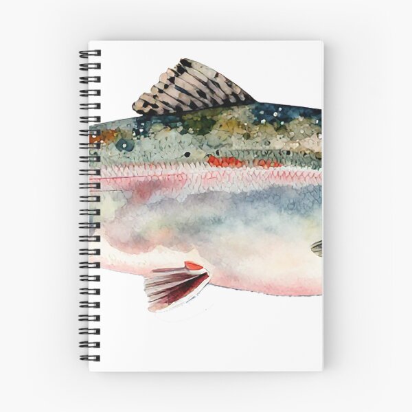 Item preview, Watercolor Salmon designed and sold by Mia's Menagerie.