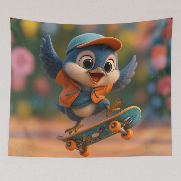 Item preview, Skater Tree Swallow designed and sold by Sillytoe.