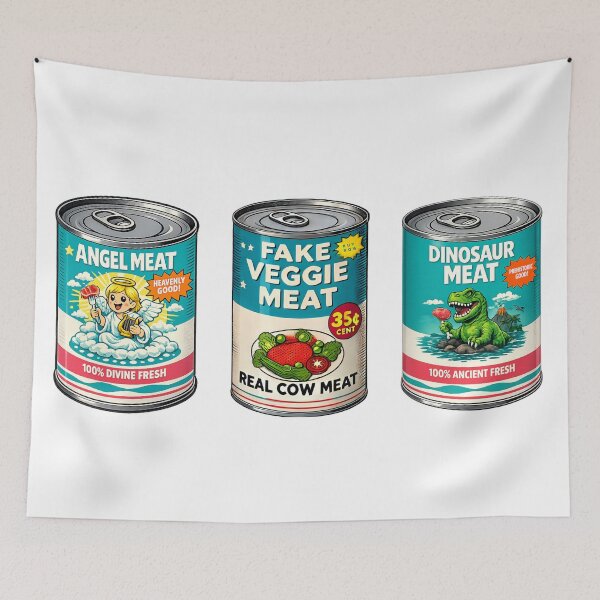 Item preview, Surreal Pop Art Cans filled with high rated canned food designed and sold by Gunnar Hermansen.