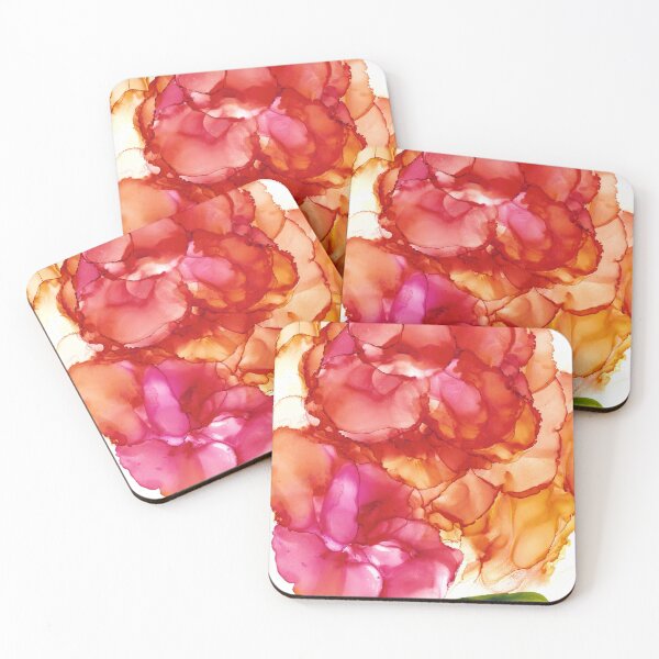 Item preview, Abstract vibrant florals designed and sold by AnjuC.