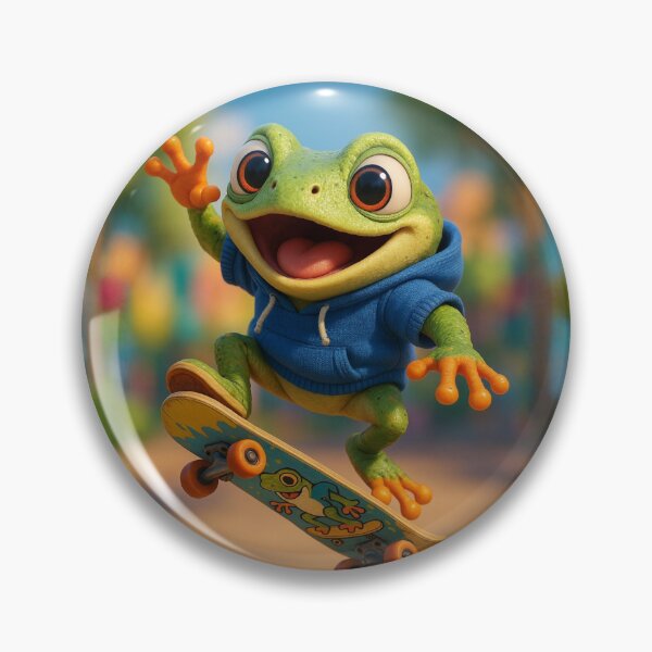Item preview, Skater Tree Toad designed and sold by Sillytoe.