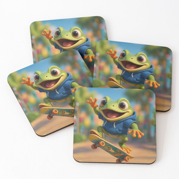 Item preview, Skater Tree Toad designed and sold by Sillytoe.