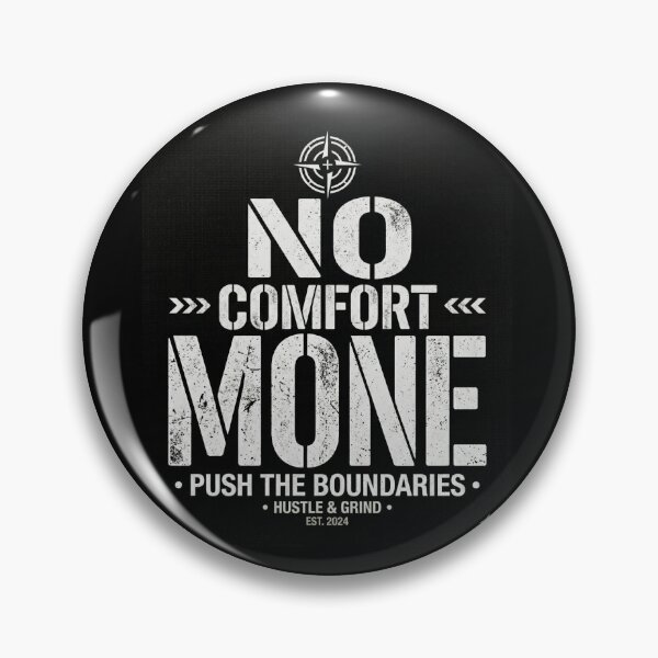 Item preview, No Comfort Zone Tactical Motivation Typography Design designed and sold by DarioTactical.