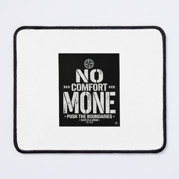 Item preview, No Comfort Zone Tactical Motivation Typography Design designed and sold by DarioTactical.