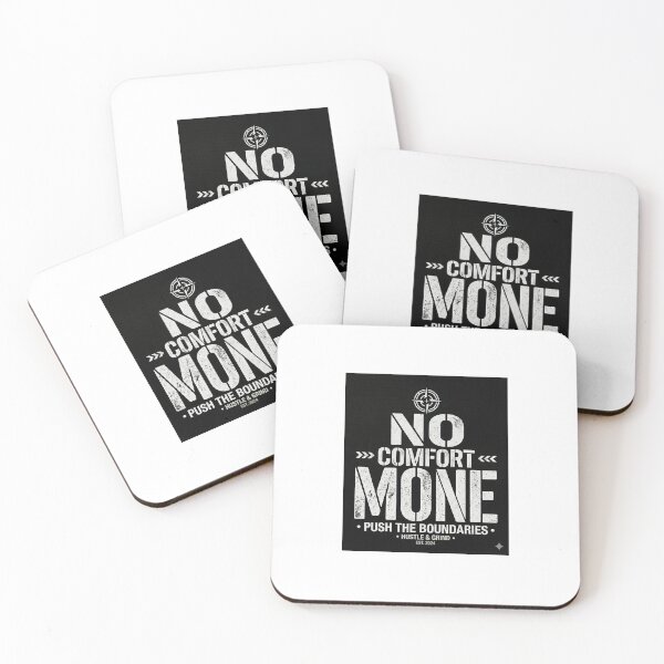 Item preview, No Comfort Zone Tactical Motivation Typography Design designed and sold by DarioTactical.