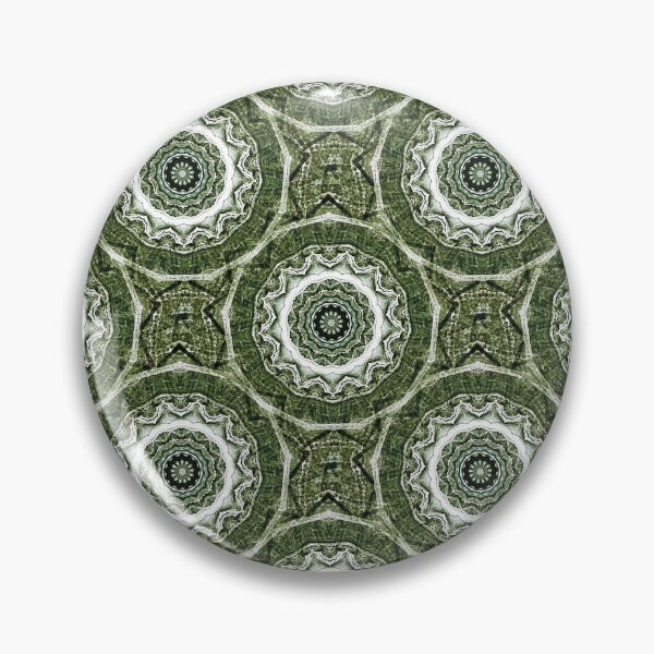 Item preview, Circular Mandala Pattern in Grass Green designed and sold by Artistestella.