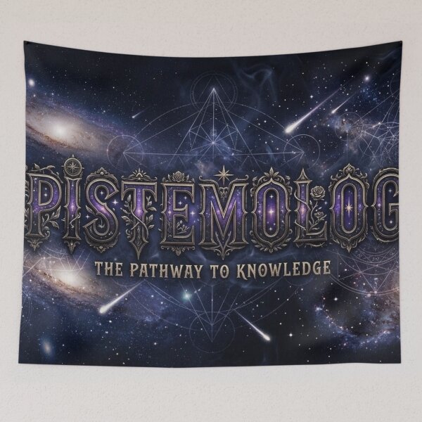 Item preview, Epistemology Cosmic Galaxy Design: Words designed and sold by Uniqueartai.