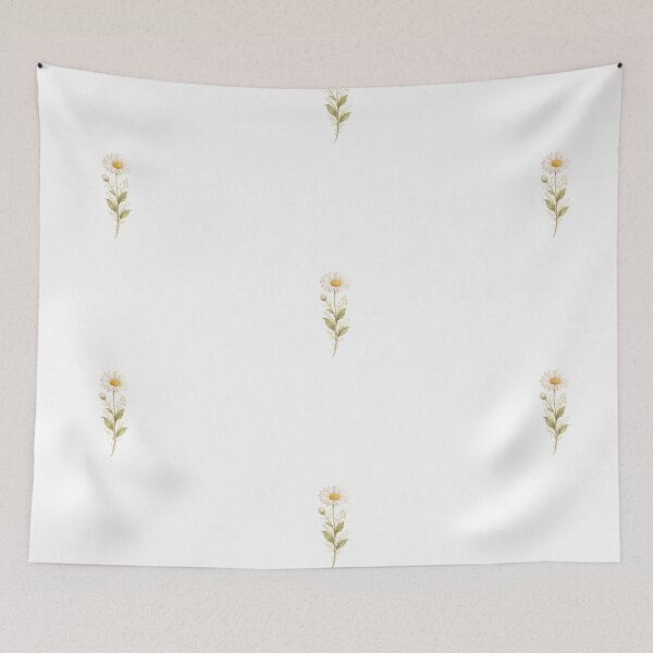 Item preview, Seamless Daisy Pattern | Soft Cottagecore Wildflower Botanical Repeat Design designed and sold by Joyfulfabric.