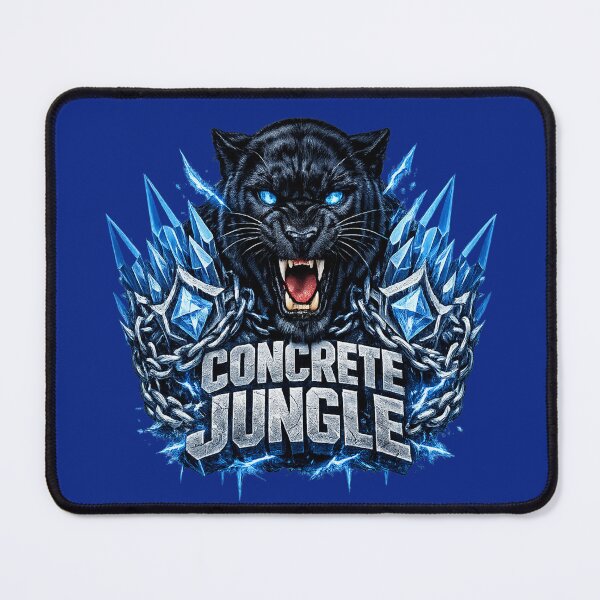 Item preview, Concrete Jungle Panther Diamond Crystals Ice Chains Apparel designed and sold by Xemora.