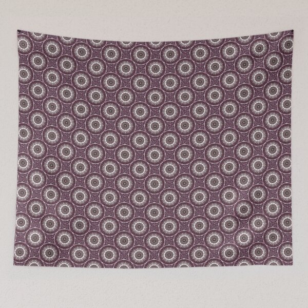 Item preview, Circular Mandala Pattern in Burgundy designed and sold by Artistestella.
