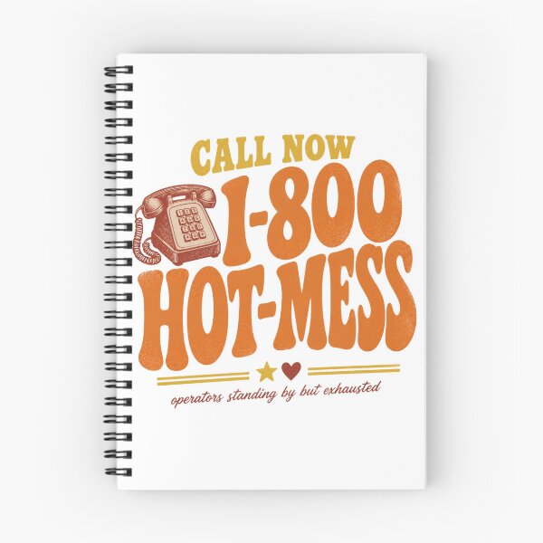 Item preview, 1-800-HOT-MESS Funny Mom Shirt — Retro 70s Mama Tee Mother's Day Gift Mom Life designed and sold by Notecrea.