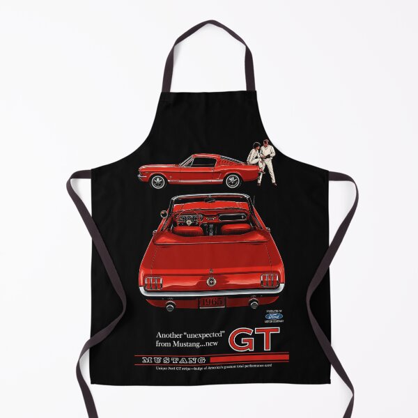 Item preview, 1965 Ford Mustang GT – Classic Red Pony Car Poster Art designed and sold by Stinky Lincy's Apparel Company.