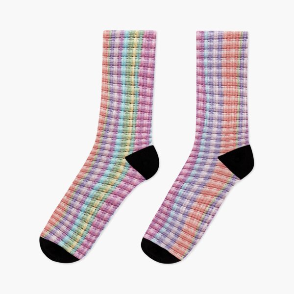 Item preview, Big Pastel Rainbow Chunky Knit Stripe Photo Texture designed and sold by DigitaICraft.