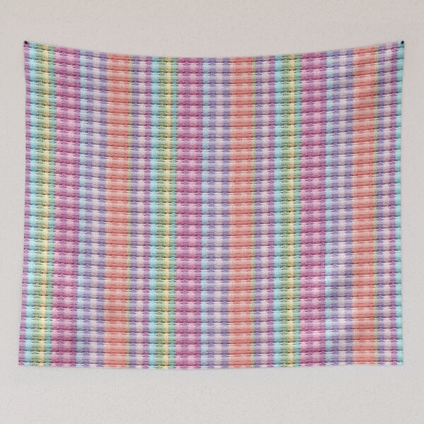 Item preview, Big Pastel Rainbow Chunky Knit Stripe Photo Texture designed and sold by DigitaICraft.