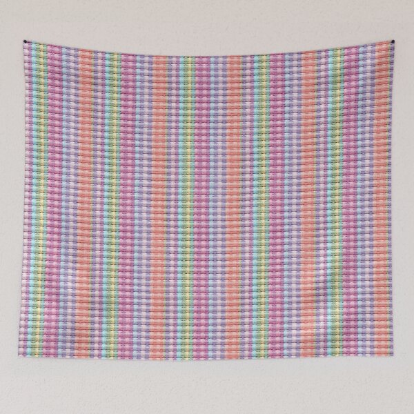 Item preview, Small Pastel Rainbow Chunky Knit Stripe Photo Texture designed and sold by DigitaICraft.