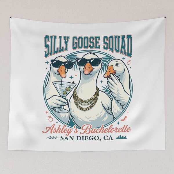 Item preview, Silly Goose Squad Bachelorette Party Vibes designed and sold by colorsartss.