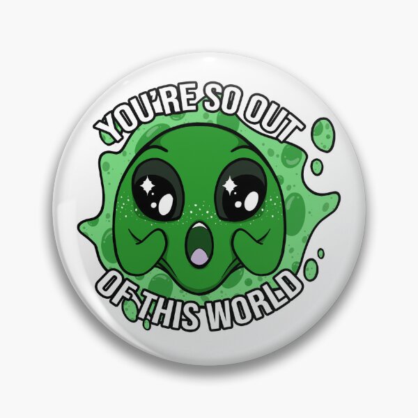 Item preview, Out of This World Cute Alient Sticker designed and sold by CosmicTrail.