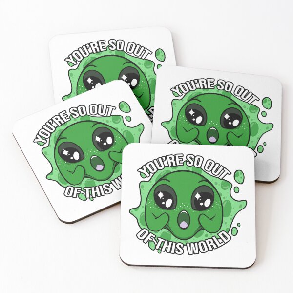 Item preview, Out of This World Cute Alient Sticker designed and sold by CosmicTrail.