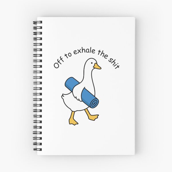 Item preview, International Yoga Day June 21 Cute Goose Namaste Yoga Lover designed and sold by gunaone-design.