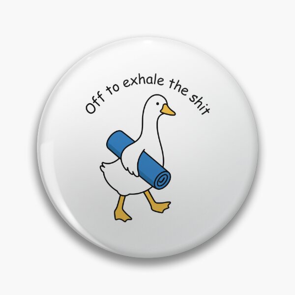 Item preview, International Yoga Day June 21 Cute Goose Namaste Yoga Lover designed and sold by gunaone-design.