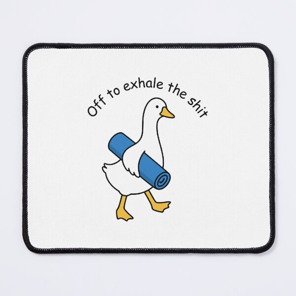 Item preview, International Yoga Day June 21 Cute Goose Namaste Yoga Lover designed and sold by gunaone-design.