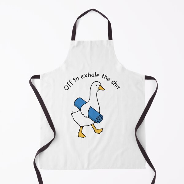 Item preview, International Yoga Day June 21 Cute Goose Namaste Yoga Lover designed and sold by gunaone-design.