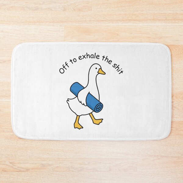Item preview, International Yoga Day June 21 Cute Goose Namaste Yoga Lover designed and sold by gunaone-design.