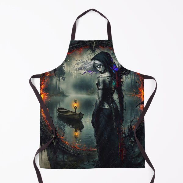 Item preview, The Dark Mirror: Gothic Skulls and Fire designed and sold by Insomnia Art Designs.