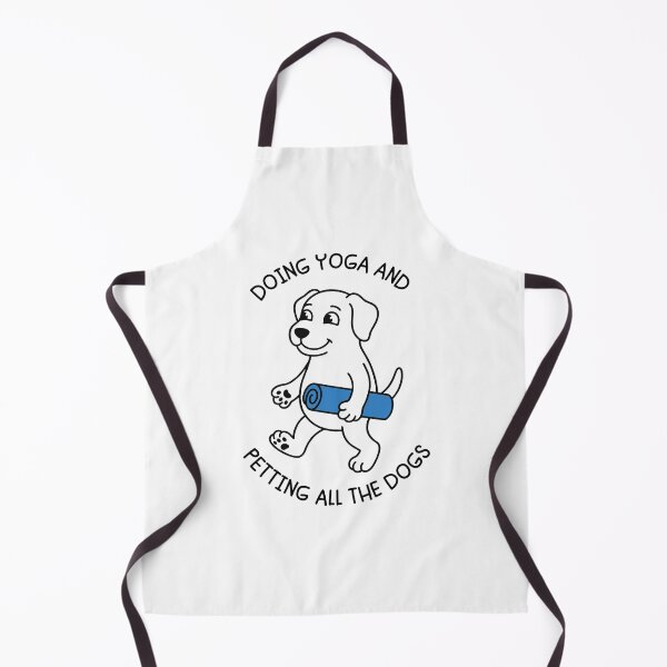Item preview, Doing Yoga and Petting all the Dogs Funny Dog Yoga Lover - International Yoga Day June 21 designed and sold by gunaone-design.