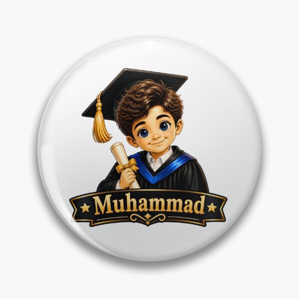 Item preview, Cute Kindergarten Graduation Boy Muhammad Class of 2026 Gift designed and sold by JoyPopSticker.
