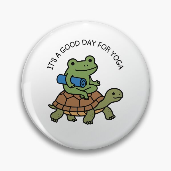 Item preview, International Yoga Day June 21 Funny Pilates and Yoga Frog Pose designed and sold by gunaone-design.