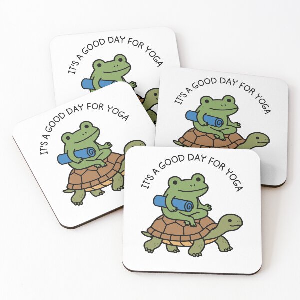 Item preview, International Yoga Day June 21 Funny Pilates and Yoga Frog Pose designed and sold by gunaone-design.